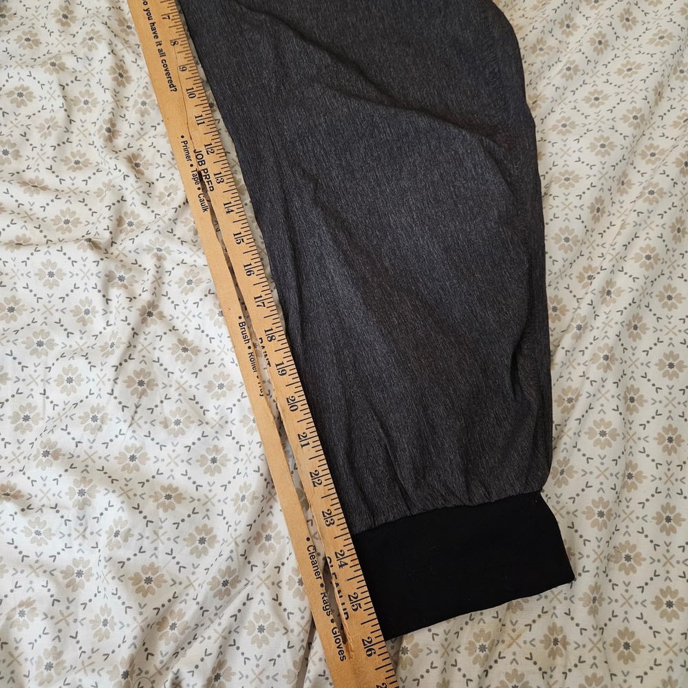Prana Nemesis Knicker Womens Size M Gray Heathered Crop Joggers Yoga Pants - Picture 7 of 8